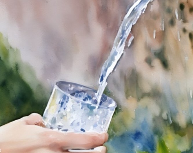 Llenar un vaso con agua