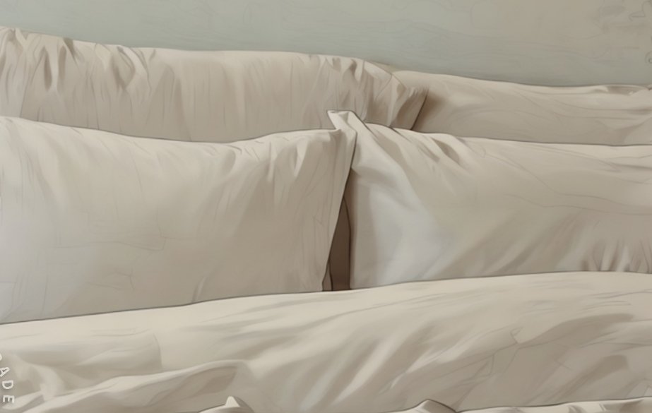 toca suavemente tus sábanas de algodón natural